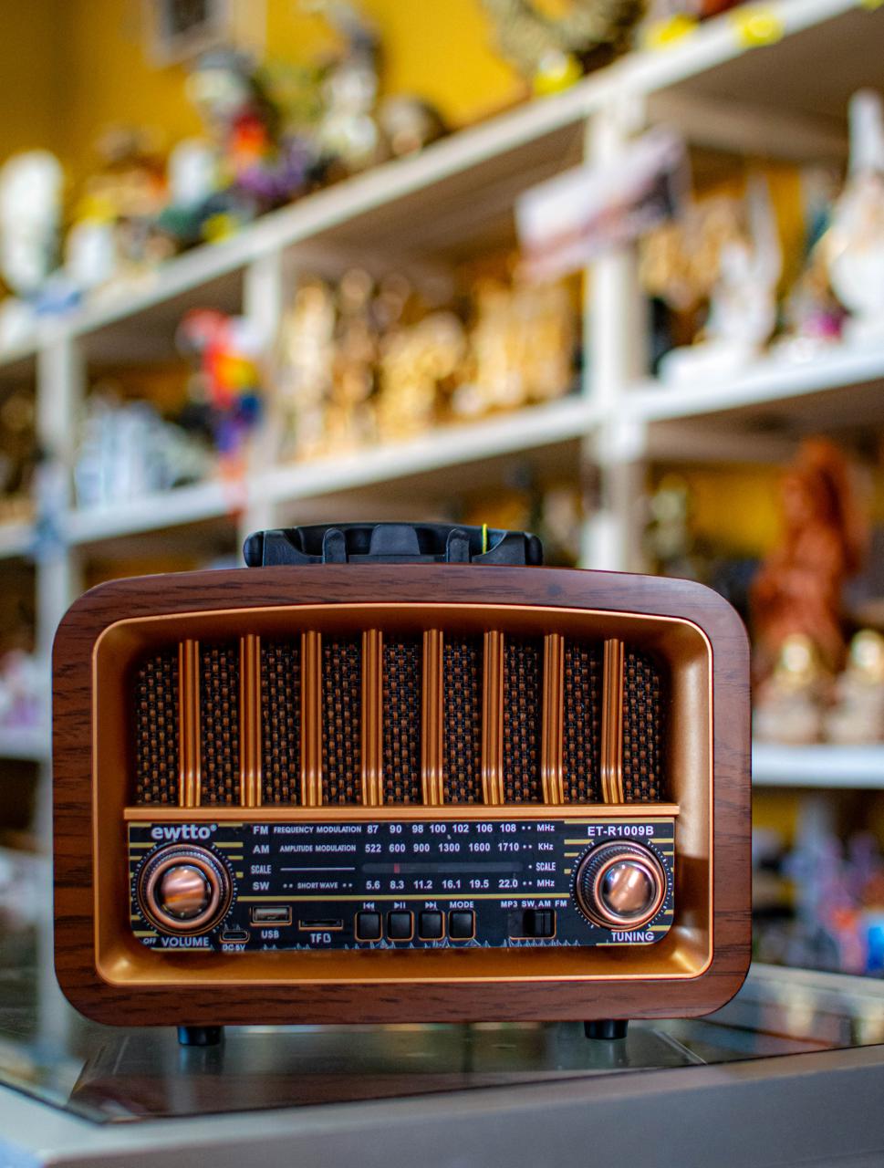 Radio Parlante Portátil Vintage