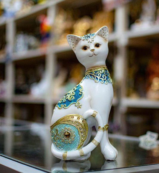 ✨ Figura Decorativa de Gato Elegante ✨