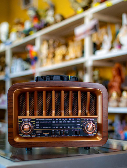 Radio Parlante Portátil Vintage